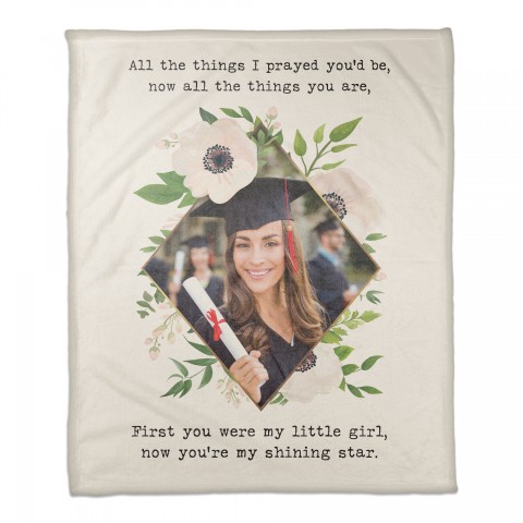 My Shining Star 50x60 Personalized Coral Fleece Blanket