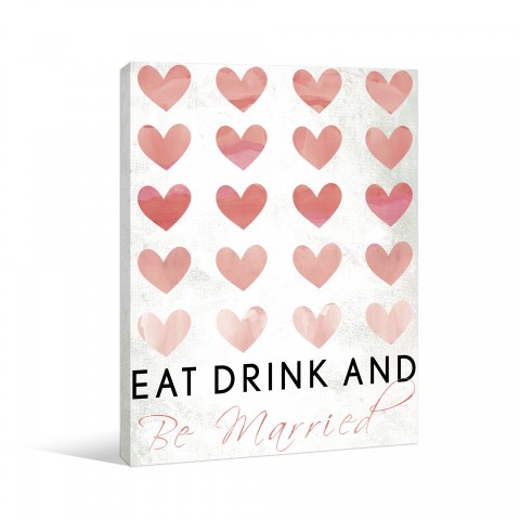 Connect Four Hearts 16x20 Gallery Wrapped Canvas