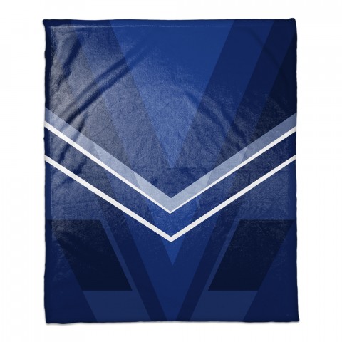Navy Deco Color Block 50x60 Throw Blanket