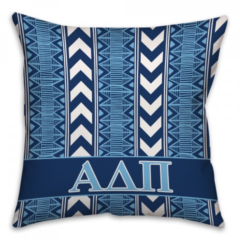 Alpha Delta Pi 16x16 Tribal Throw Pillow