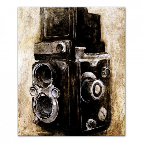 Vintage Camera 20x24 Canvas Wall Art