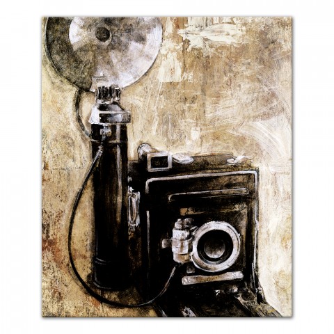 Vintage Camera 2 20x24 Canvas Wall Art