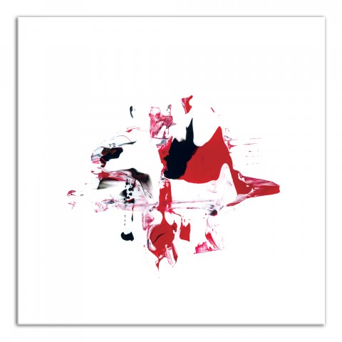 Shock Wave Abstract 24x24 Canvas Wall Art