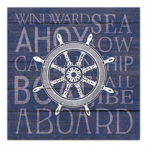 All Aboard 24x24 Canvas Wall Art 