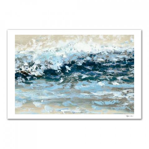 Abstract Shoreline 36x24 Canvas Wall Art