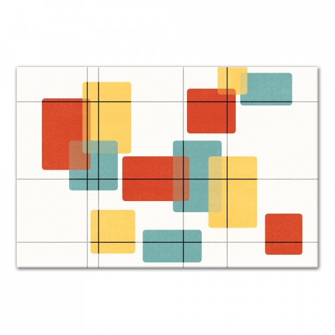 Devo Abstract 36x24 Canvas Wall Art 