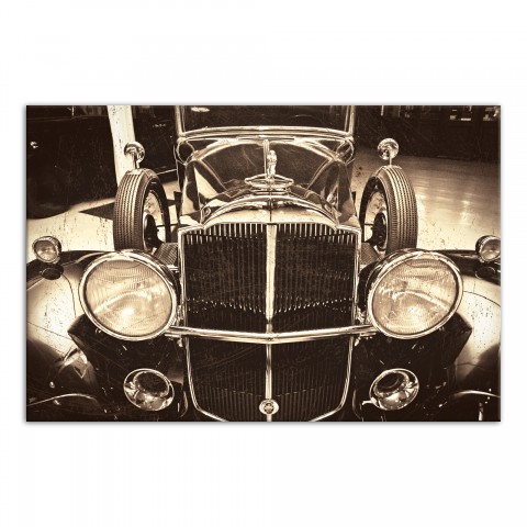 Antique Automobile 2 36x24 Canvas Wall Art 