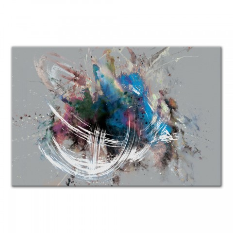 Explosion Abstract 36x24 Canvas Wall Art