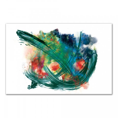 Atom Abstract 36x24 Canvas Wall Art