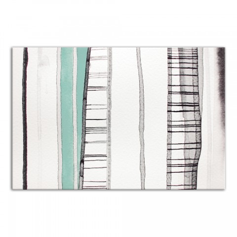 Jacob's Ladder Abstract 36x24 Canvas Wall Art 