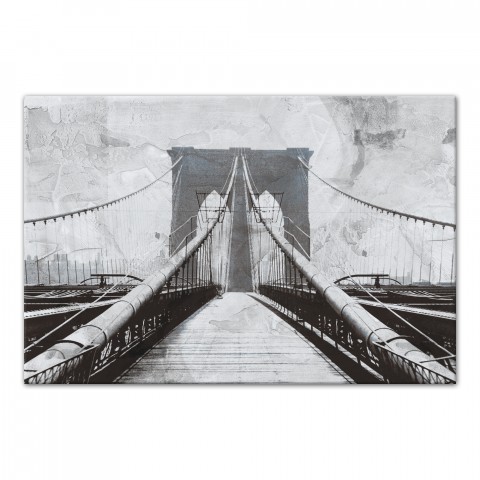 Bridge View 36x24 Canvas Wall Art