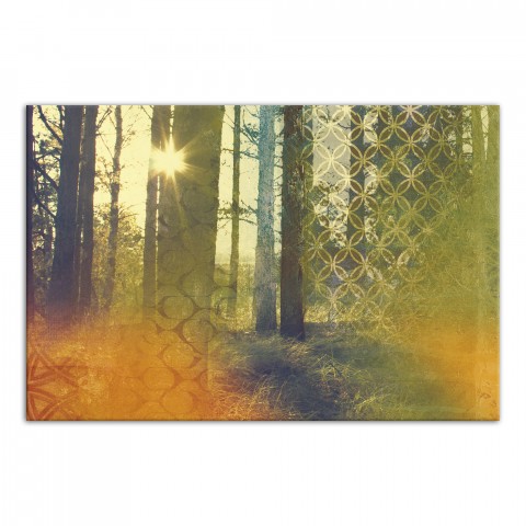 Stylized Forest 36x24 Canvas Wall Art