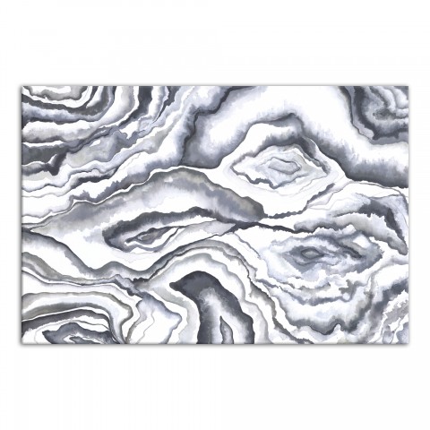 Geode Study Contemporary 48x32 Canvas Wall Art