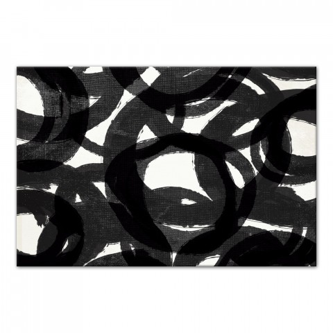 In The Loop Contemporary 48x32 Canvas Wall Art 