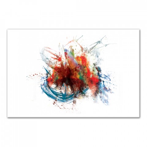 Kinetic Energy Contemporary 48x32 Canvas Wall Art 