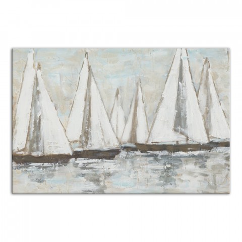 Sail Away 48x32 Canvas Wall Art 