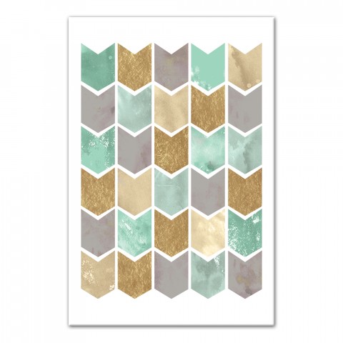 Chevron Study 1 24x36 Canvas Wall Art