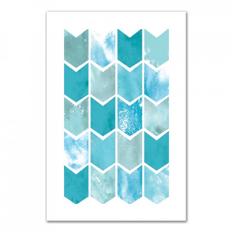Chevron Study 2 24x36 Canvas Wall Art 