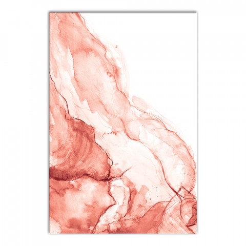 Formation in Coral 24x36 Canvas Wall Art