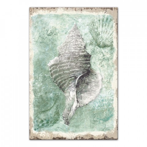 Conch Shell 24x36 Canvas Wall Art