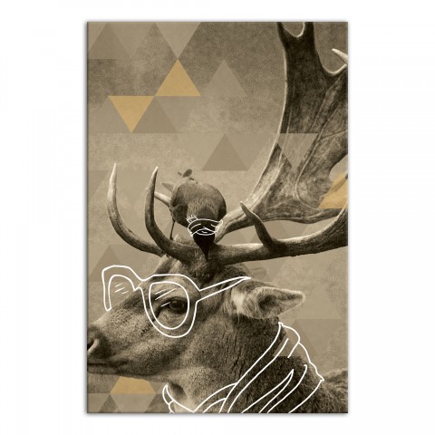 Reindeer Ways 24x36 Canvas Wall Art