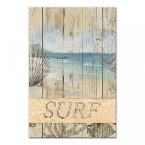 Surf Side 24x36 Canvas Wall Art