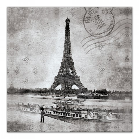 Parisian Post 36x36 Canvas Wall Art