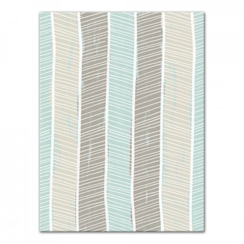 Chevron Stripe Contemporary 30x40 Canvas Wall Art 