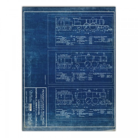 Pennsylvania Railroad 30x40 Canvas Wall Art