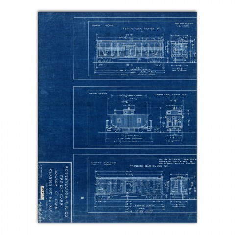 Iron Horse Diagram 30x40 Canvas Wall Art