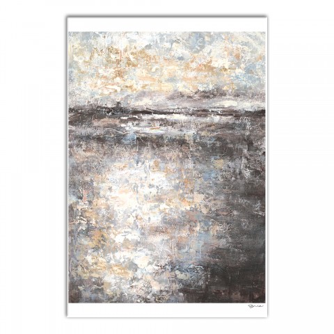 Concentration Contemporary 32x48 Canvas Wall Art 