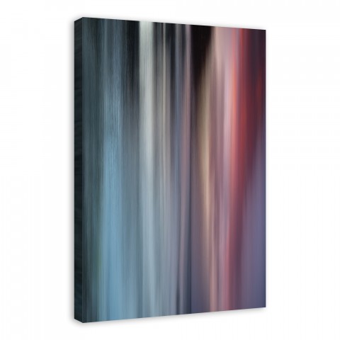 Blurred Lines Contemporary 32x48 Canvas Wall Art