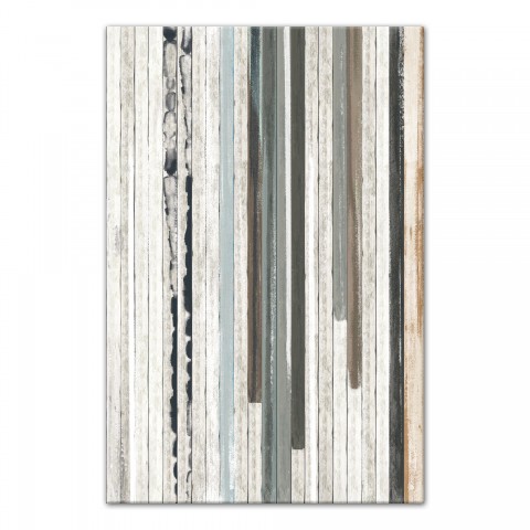 Up and Down Contemporary 32x48 Canvas Wall Art 