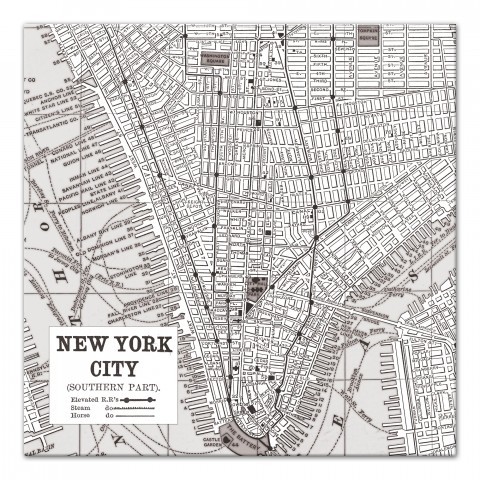 The Big Apple 36x36 Canvas Wall Art