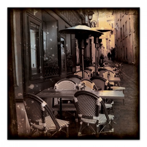 Parisian Bistro 20x20 Canvas Wall Art
