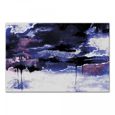 Mulberry Skies 36x24 Canvas Wall Art