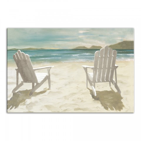 Recline 48x32 Canvas Wall Art