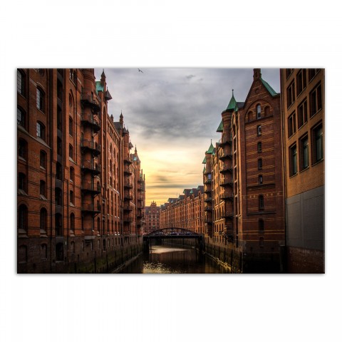 Amsterdam 48x32 Canvas Wall Art