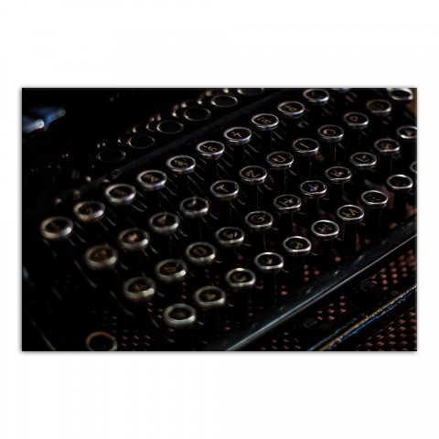 Royal Typewriter 48x32 Canvas Wall Art