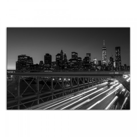 Freeway 48x32 Canvas Wall Art