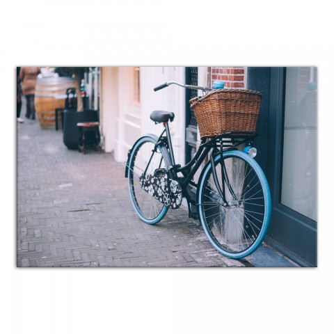 Village Life 48x32 Canvas Wall Art