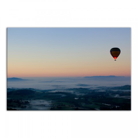 Balloon View 48x32 Canvas Wall Art 