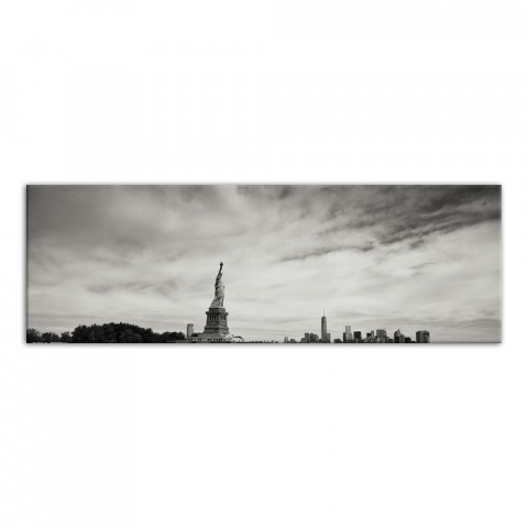 Lady Liberty 60x20 Canvas Wall Art