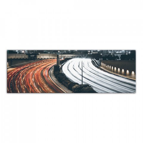 Street Speed 60x20 Canvas Wall Art