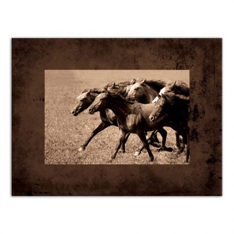 The Herd 40x30 Canvas Wall Art
