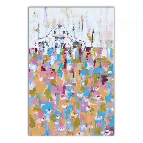 Barn Abstract Three 20x30 Canvas Wall Art