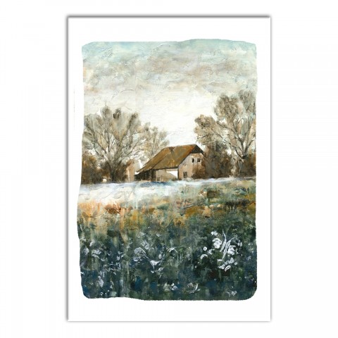 Scenic Barn 20x30 Canvas Wall Art 
