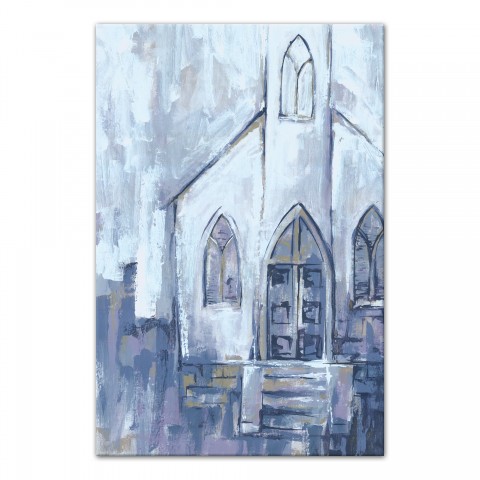 Abstract Church Four 20x30 Canvas Wall Art