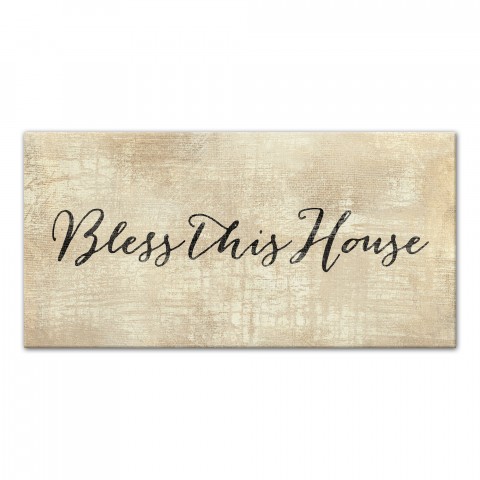 Bless This House 20x10 Canvas Wall Art 