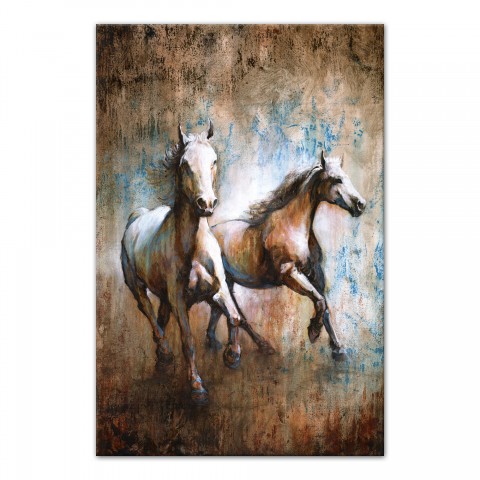 Galloping Friends 32x48 Canvas Wall Art
